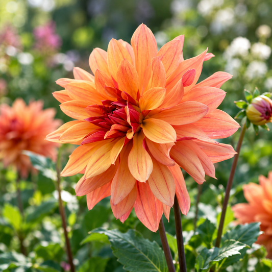 Bulbes de fleurs non-traité Dahlia décoratif French Cancan calibre 1