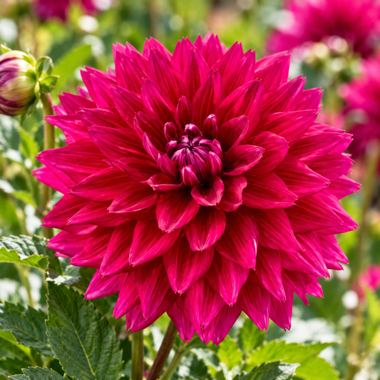 Bulbes de fleurs non-traité Dahlia décoratif Fuchsia Charm calibre 1