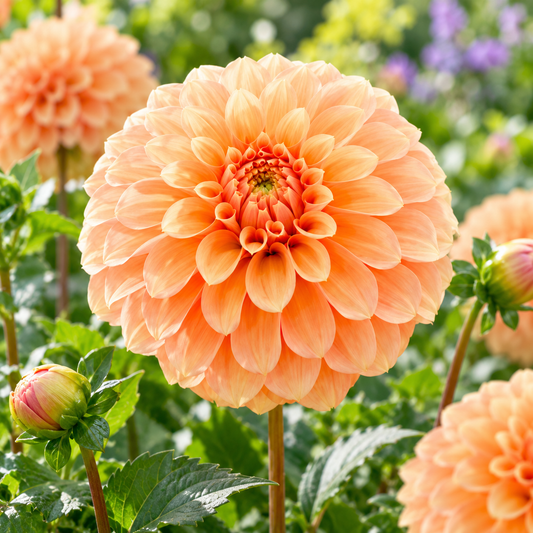 Bulbes de fleurs non-traité Dahlia décoratif Garden Jubilee calibre 1