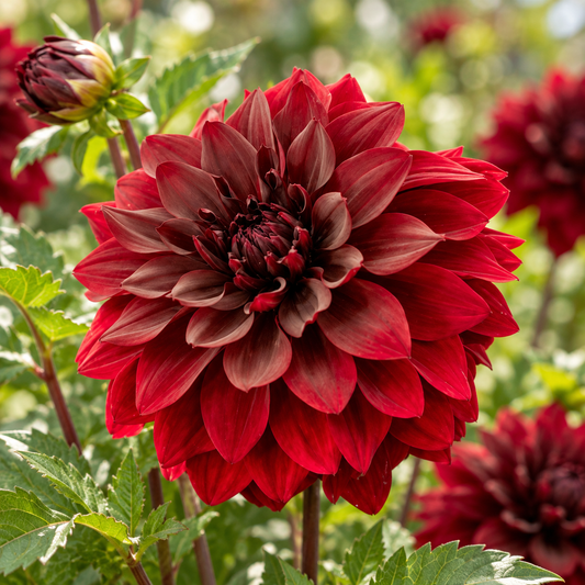 Bulbes de fleurs non-traité Dahlia décoratif Go Go Black calibre 1