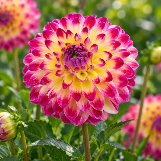 Bulbes de fleurs non-traité Dahlia décoratif Hapet Daydream calibre 1