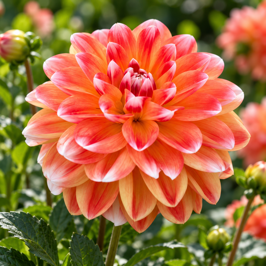 Bulbes de fleurs non-traité Dahlia décoratif Hapet Harmony calibre 1