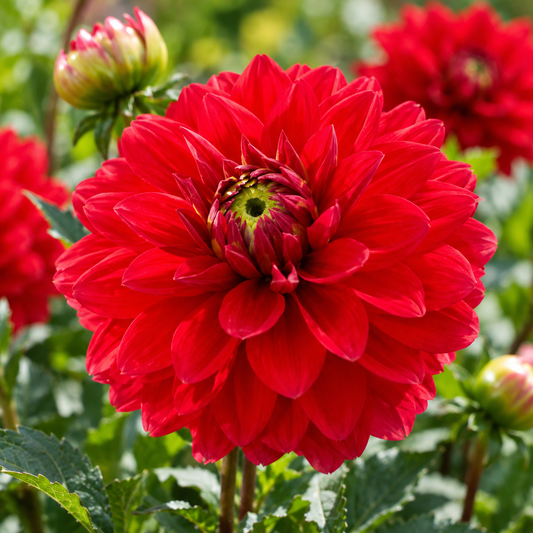 Bulbes de fleurs non-traité Dahlia décoratif Heatwave calibre 1