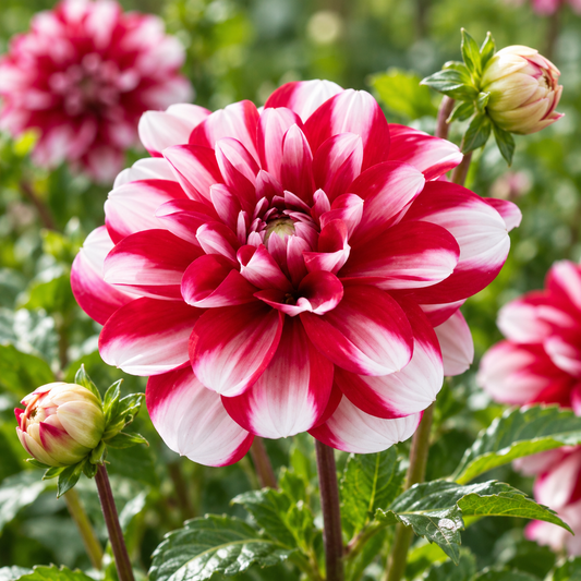 Bulbes de fleurs non-traité Dahlia décoratif Jamaica calibre 1