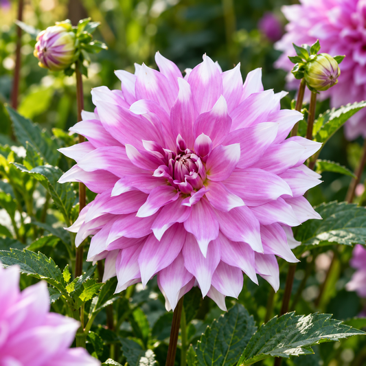 Bulbes de fleurs non-traité Dahlia décoratif Jean Marie® calibre 1