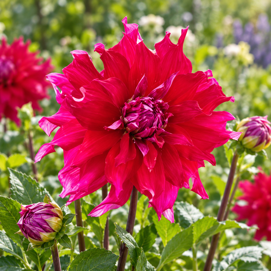 Bulbes de fleurs non-traité Dahlia décoratif Jocondo calibre 1