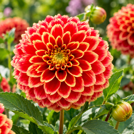 Bulbes de fleurs non-traité Dahlia décoratif Jowey Hubert calibre 1
