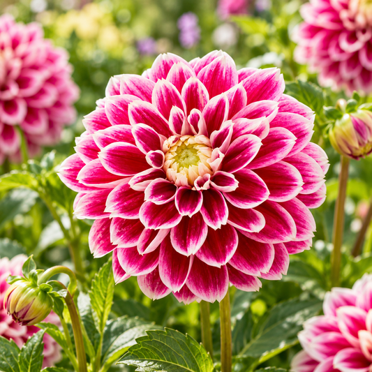 Bulbes de fleurs non-traité Dahlia décoratif Jowey Paradise calibre 1