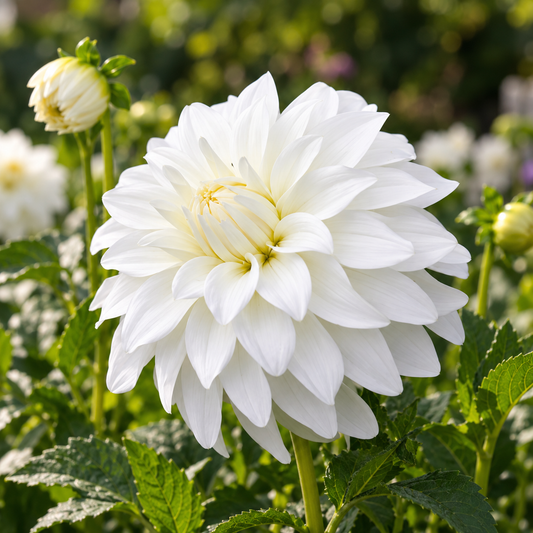 Bulbes de fleurs non-traité Dahlia décoratif Lady Liberty calibre 1