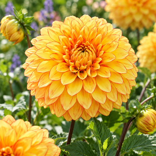 Bulbes de fleurs non-traité Dahlia décoratif Lake Ontario calibre 1