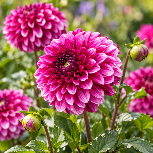 Bulbes de fleurs non-traité Dahlia décoratif Lilac Bull calibre 1
