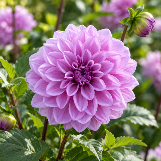 Bulbes de fleurs non-traité Dahlia décoratif Lilac Time calibre 1