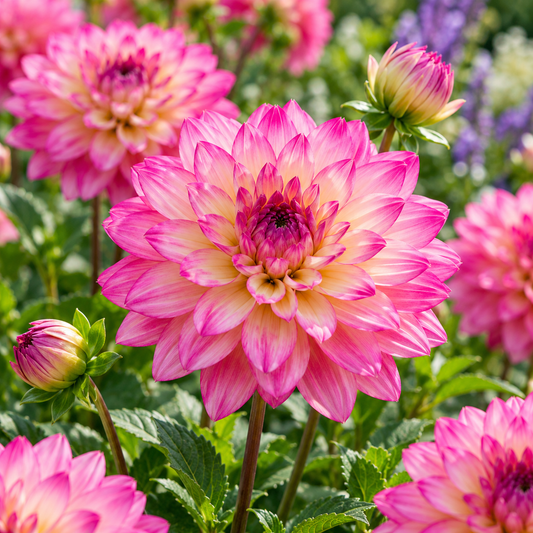 Bulbes de fleurs non-traité Dahlia décoratif Loé calibre 1