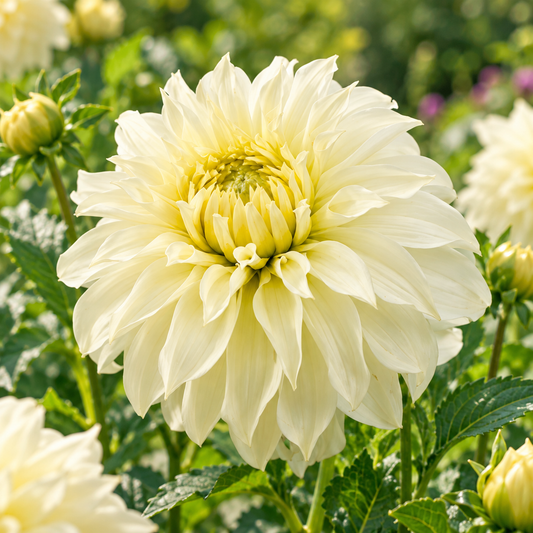 Bulbes de fleurs non-traité Dahlia décoratif Louie Meggos calibre 1