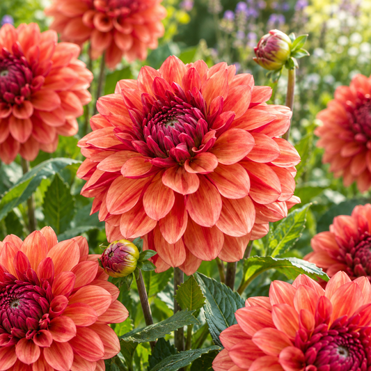 Bulbes de fleurs non-traité Dahlia décoratif Lunara calibre 1