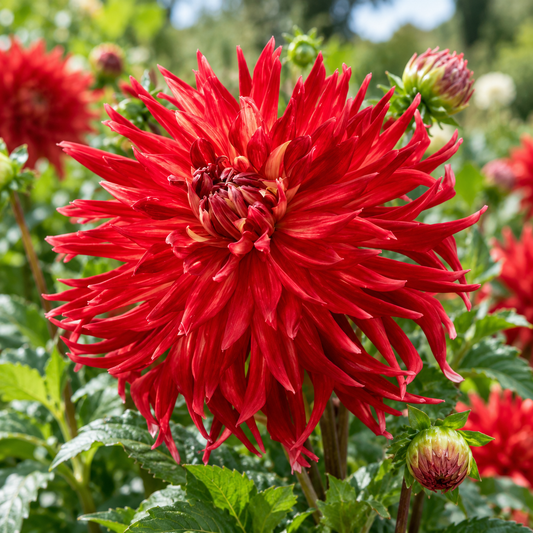 Bulbes de fleurs non-traité Dahlia décoratif Manhattan Island™ calibre 1