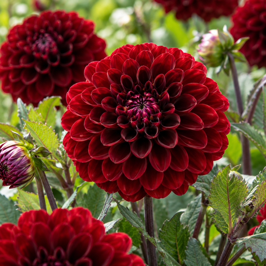 Bulbes de fleurs non-traité Dahlia décoratif Manoa calibre 1