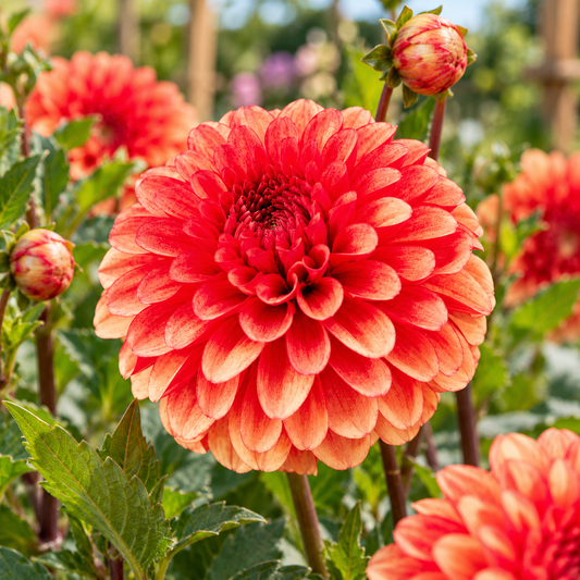 Bulbes de fleurs non-traité Dahlia décoratif Maria Strella calibre 1