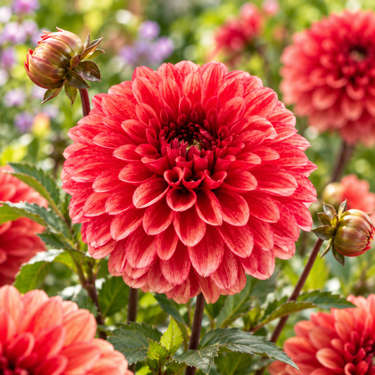 Bulbes de fleurs non-traité Dahlia décoratif Maxime calibre 1