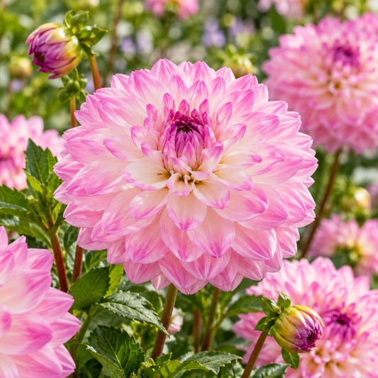 Bulbes de fleurs non-traité Dahlia décoratif Mediterrannee calibre 1
