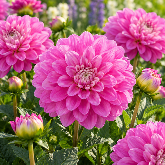 Bulbes de fleurs non-traité Dahlia décoratif Meva calibre 1