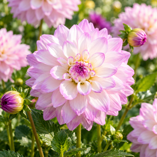 Bulbes de fleurs non-traité Dahlia décoratif Mikayla Miranda calibre 1