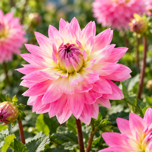 Bulbes de fleurs non-traité Dahlia décoratif Miss Delilah calibre 1