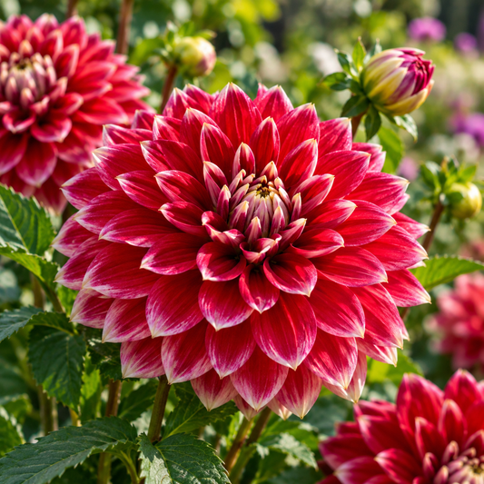 Bulbes de fleurs non-traité Dahlia décoratif Mister Optimist calibre 1