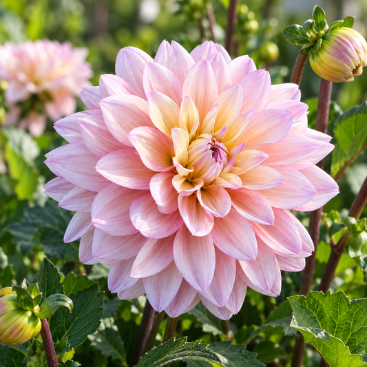 Bulbes de fleurs non-traité Dahlia décoratif Mondriaan calibre 1