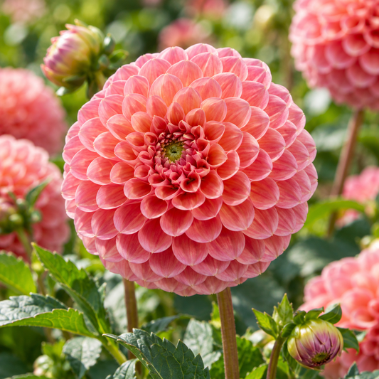 Bulbes de fleurs non-traité Dahlia décoratif Natalie G. calibre 1
