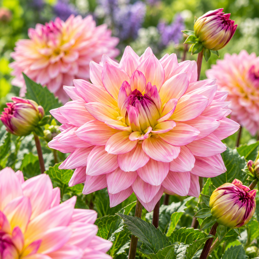 Bulbes de fleurs non-traité Dahlia décoratif Oleda calibre 1