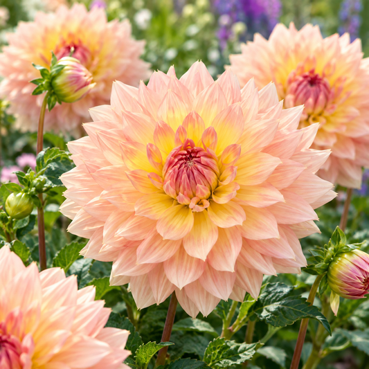 Bulbes de fleurs non-traité Dahlia décoratif Pasodoble Dancer calibre 1