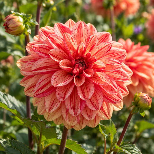 Bulbes de fleurs non-traité Dahlia décoratif Pasolini calibre 1