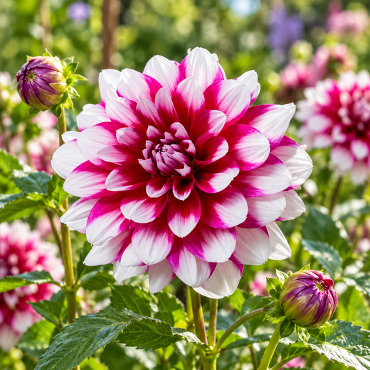 Bulbes de fleurs non-traité Dahlia décoratif Patches calibre 1
