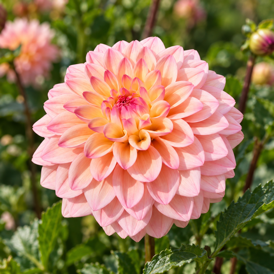 Bulbes de fleurs non-traité Dahlia décoratif Princesse Elisabeth calibre 1