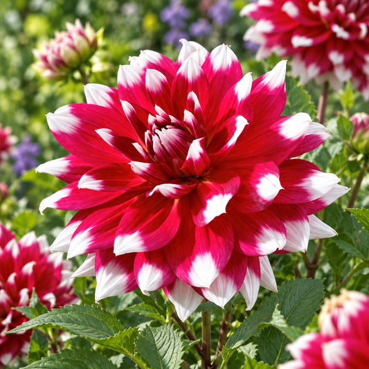 Bulbes de fleurs non-traité Dahlia décoratif Red Empire calibre 1