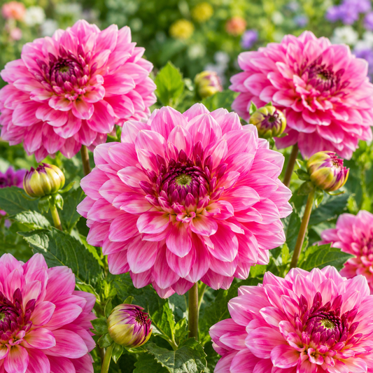 Bulbes de fleurs non-traité Dahlia décoratif Redondo calibre 1