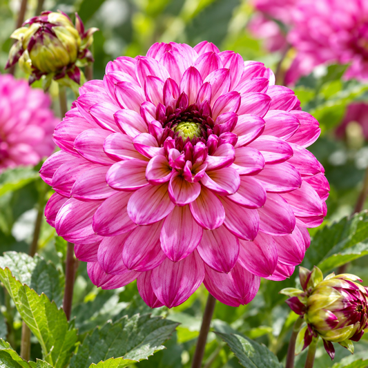 Bulbes de fleurs non-traité Dahlia décoratif Romantica calibre 1