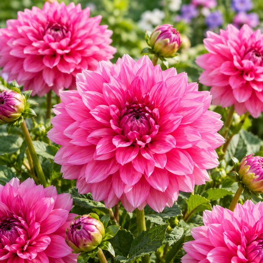 Bulbes de fleurs non-traité Dahlia décoratif Rosella calibre 1