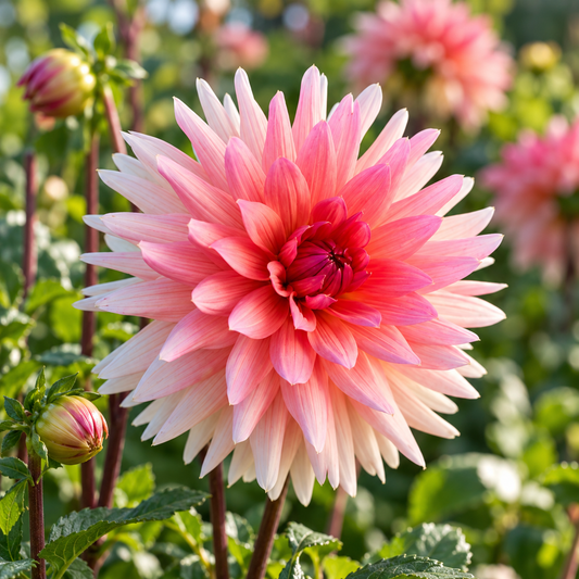 Bulbes de fleurs non-traité Dahlia décoratif Schneckenstein calibre 1