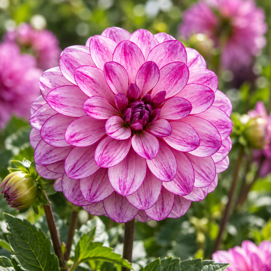 Bulbes de fleurs non-traité Dahlia décoratif Seduction calibre 1
