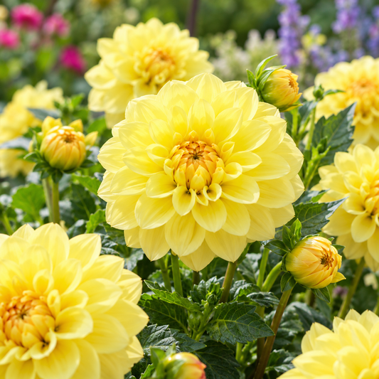 Bulbes de fleurs non-traité Dahlia décoratif Sisa calibre 1