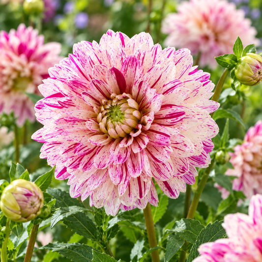 Bulbes de fleurs non-traité Dahlia décoratif Smokey calibre 1