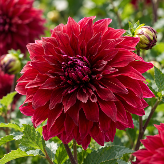 Bulbes de fleurs non-traité Dahlia décoratif Spartacus calibre 1