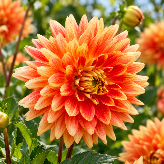 Bulbes de fleurs non-traité Dahlia décoratif Sunexplosion calibre 1