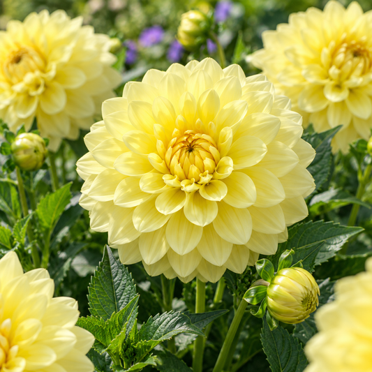 Bulbes de fleurs non-traité Dahlia décoratif Sunlady calibre 1