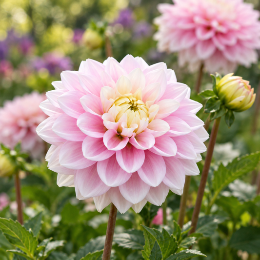 Bulbes de fleurs non-traité Dahlia décoratif Sweet Lucille calibre 1