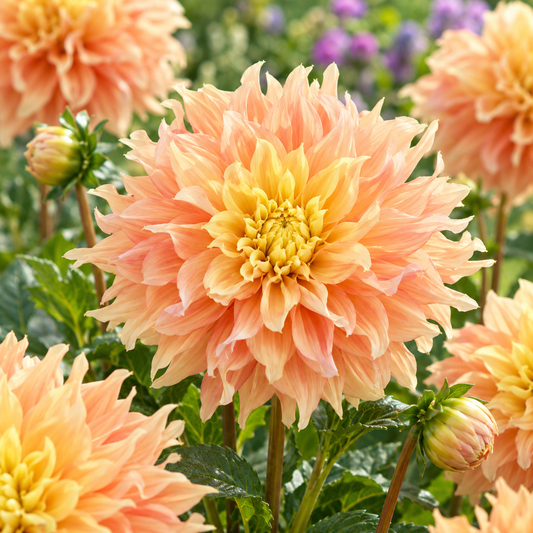 Bulbes de fleurs non-traité Dahlia décoratif Tyrell calibre 1