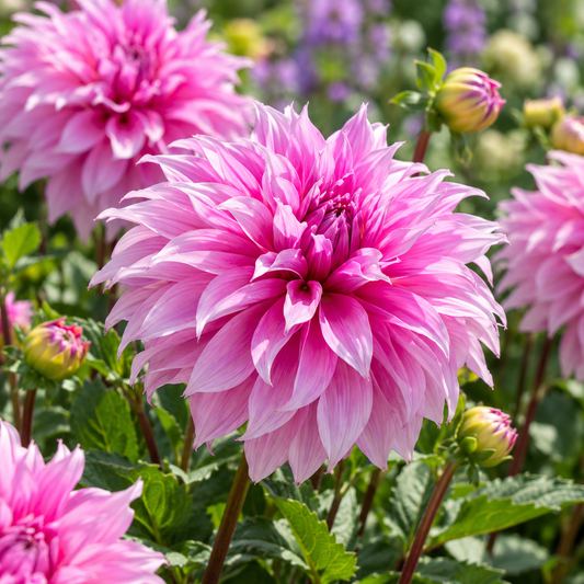 Bulbes de fleurs non-traité Dahlia décoratif lila calibre 1