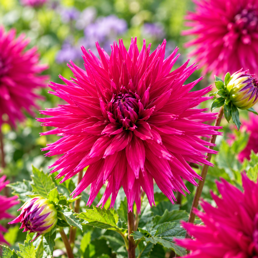 Bulbes de fleurs non-traité Dahlia lacinié / dentelé Ambition calibre 1
